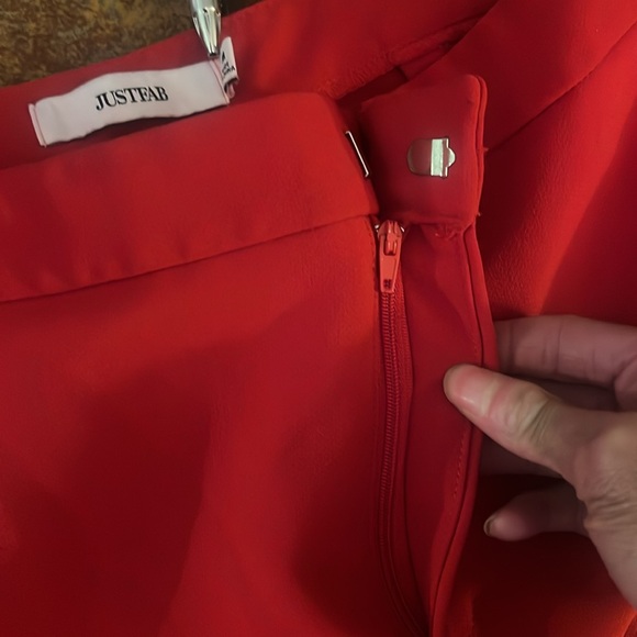 Beautiful red ankle pants in great used condition. Lots of wear left!!! - Picture 4 of 5